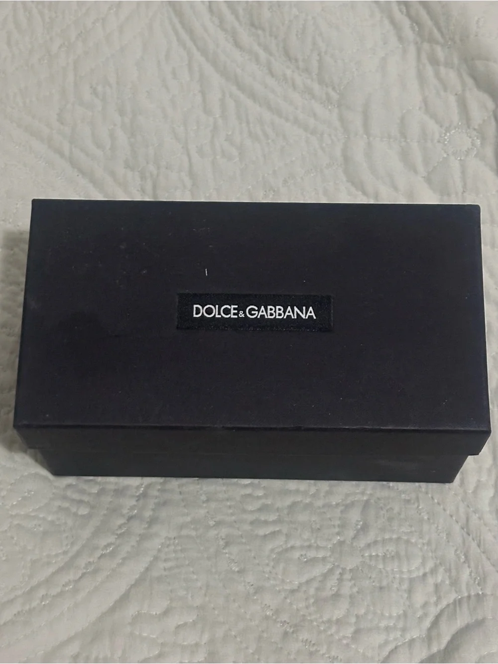 Dolce & Gabbana Black Eyewear Case with Logo Patch